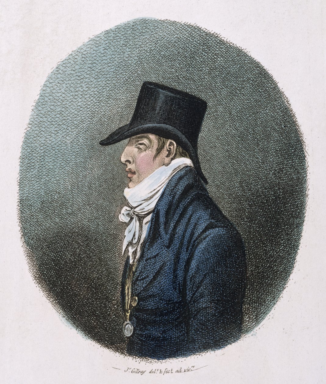 Un portrait, publié par Hannah Humphrey en 1799 - James Gillray