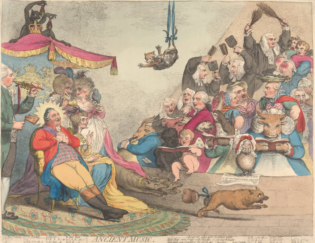 Musique ancienne - James Gillray