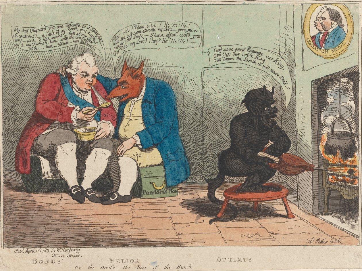 Bonus - Melior - Optimus, oder der Teufel ist der Beste der Gruppe - James Gillray