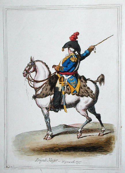 Major de brigade - James Gillray