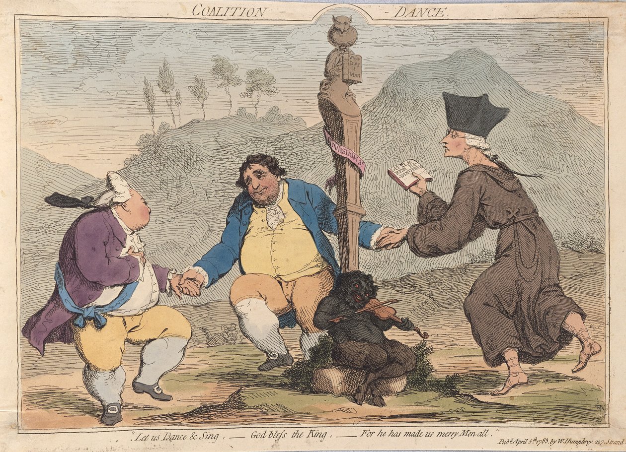 La Danse de la coalition - James Gillray