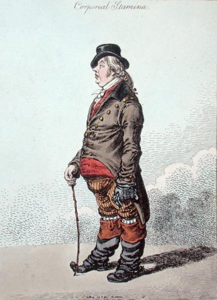 Endurance corporelle - James Gillray