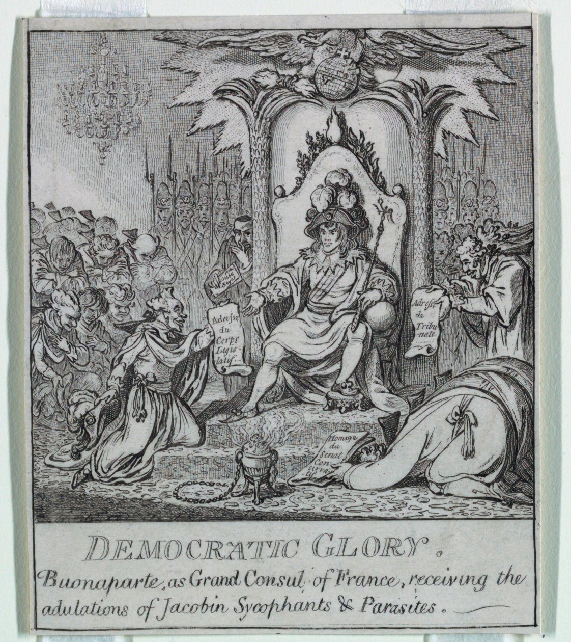 Démocratie, ou une esquisse - James Gillray