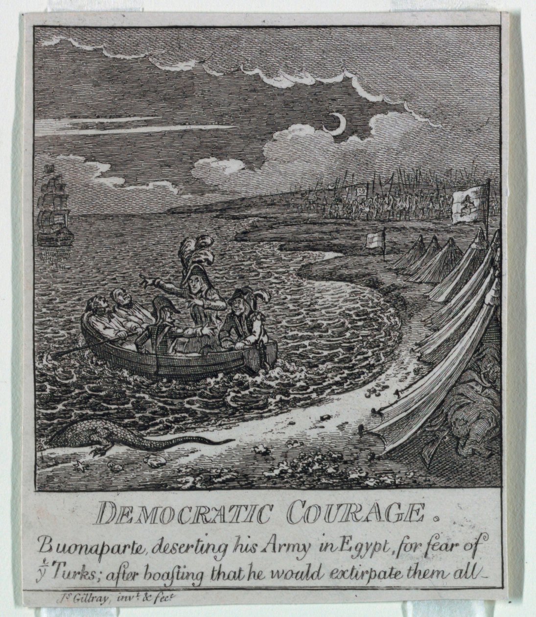 Démocratie, ou une esquisse - James Gillray