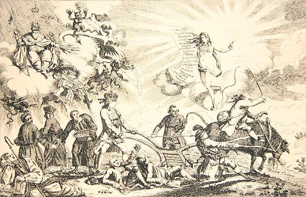 État ecclésiastique et politique de la nation - James Gillray