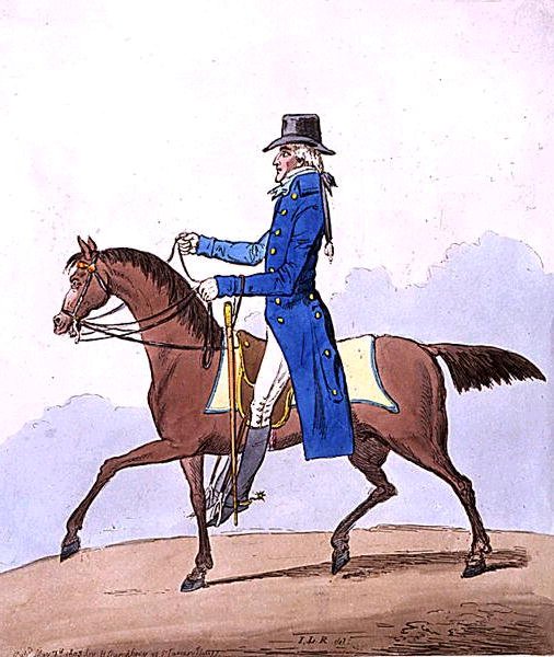 Élégance équestre, ou Un noble Écossais métamorphosé - James Gillray