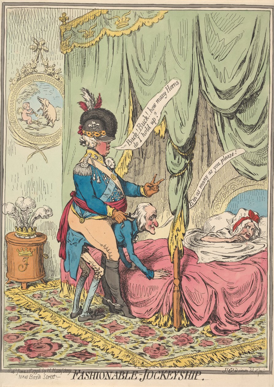 À la mode -  Jockeyship - James Gillray
