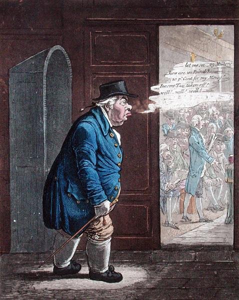 Espoir, publié par Hannah Humphrey en 1802 - James Gillray