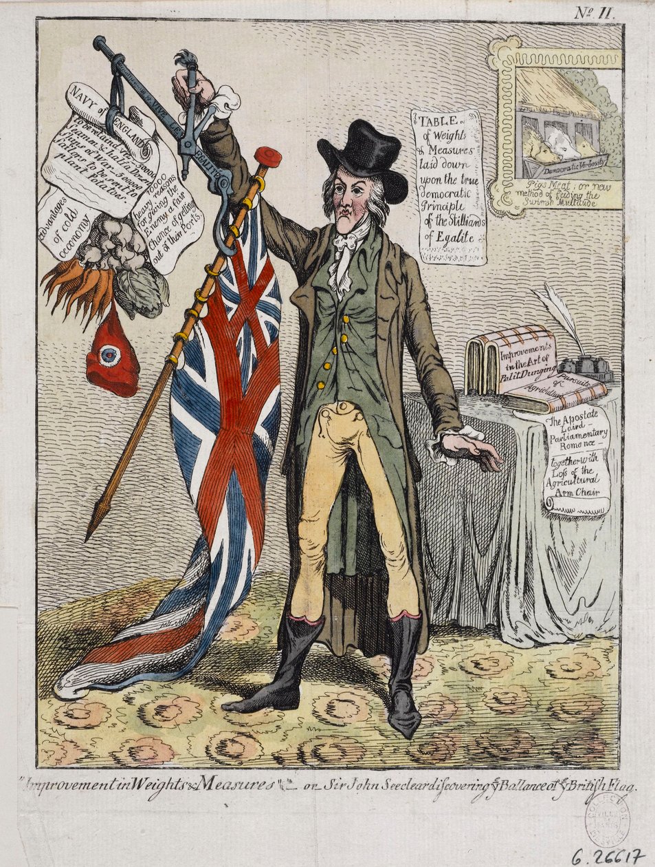 Amélioration des poids et mesures ou Sir John Seeclear découvrant l