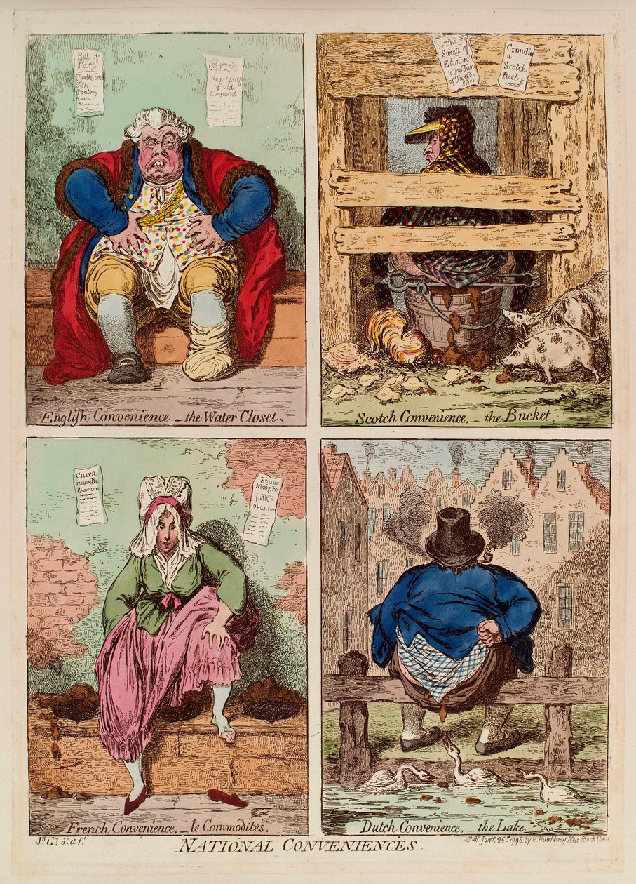 Les commodités nationales - James Gillray