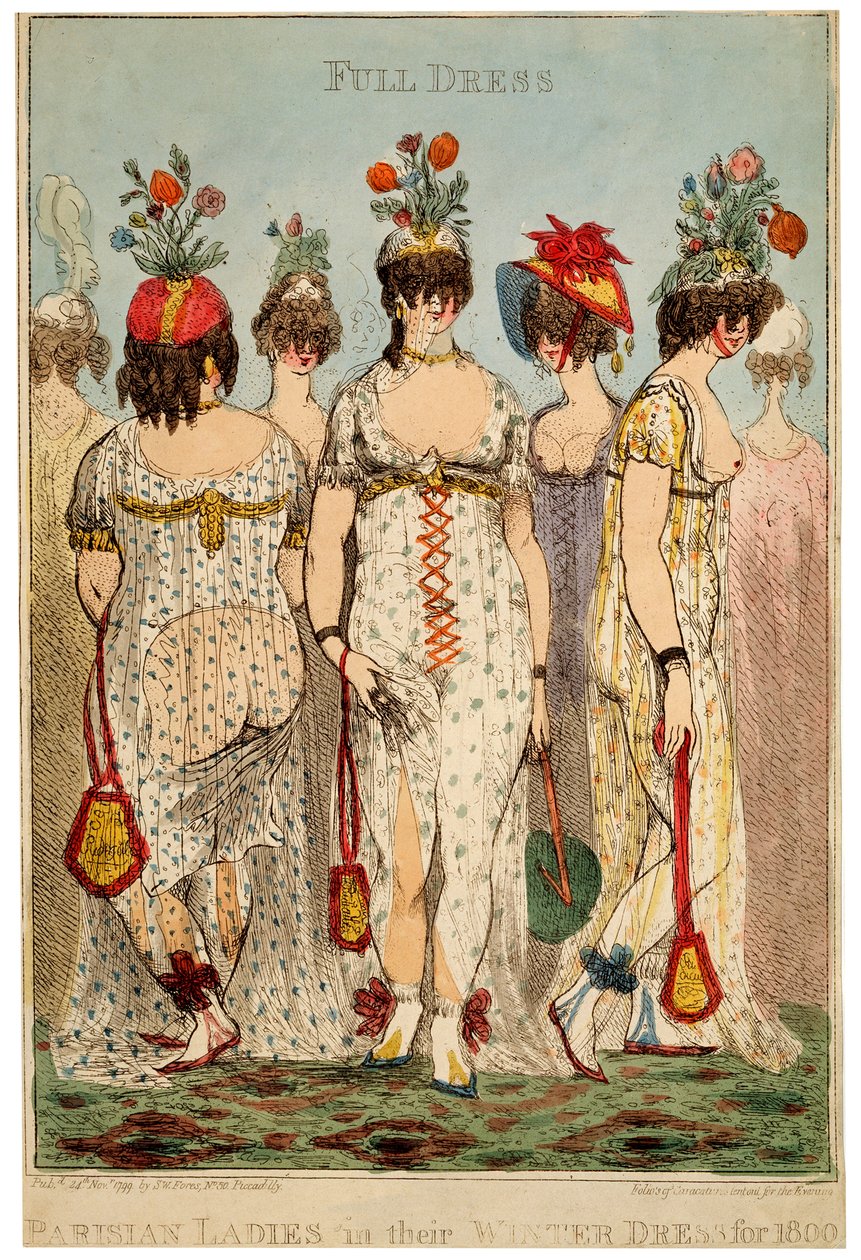 Dames parisiennes en tenue d