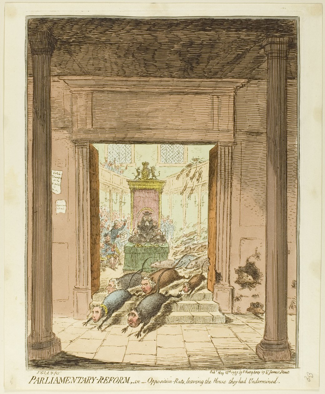 Réforme parlementaire - James Gillray