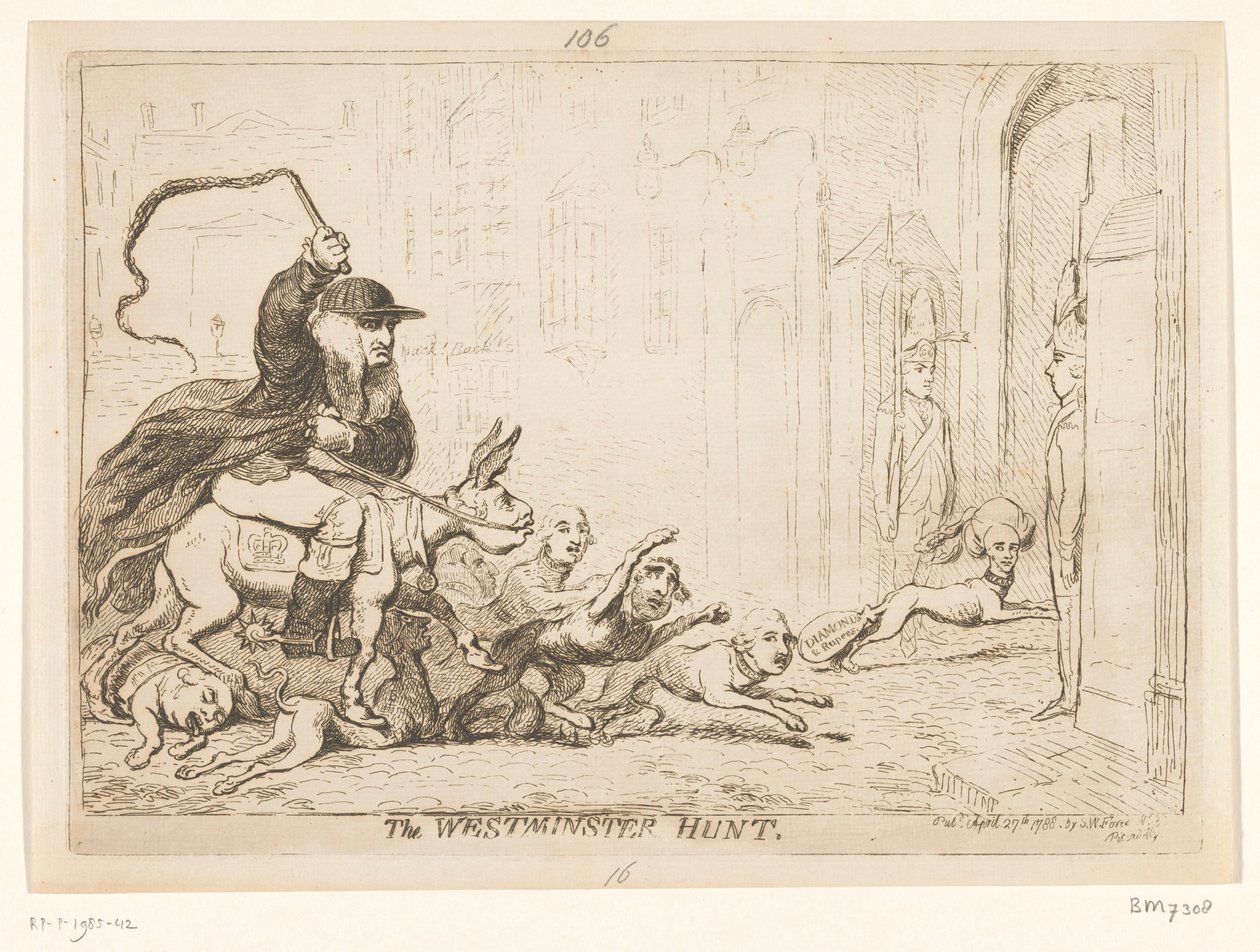 Caricature de Warren Hastings, 1788 - James Gillray