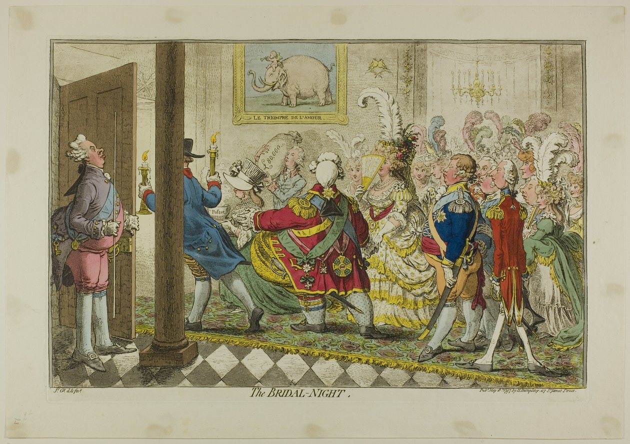 La nuit de noces - James Gillray