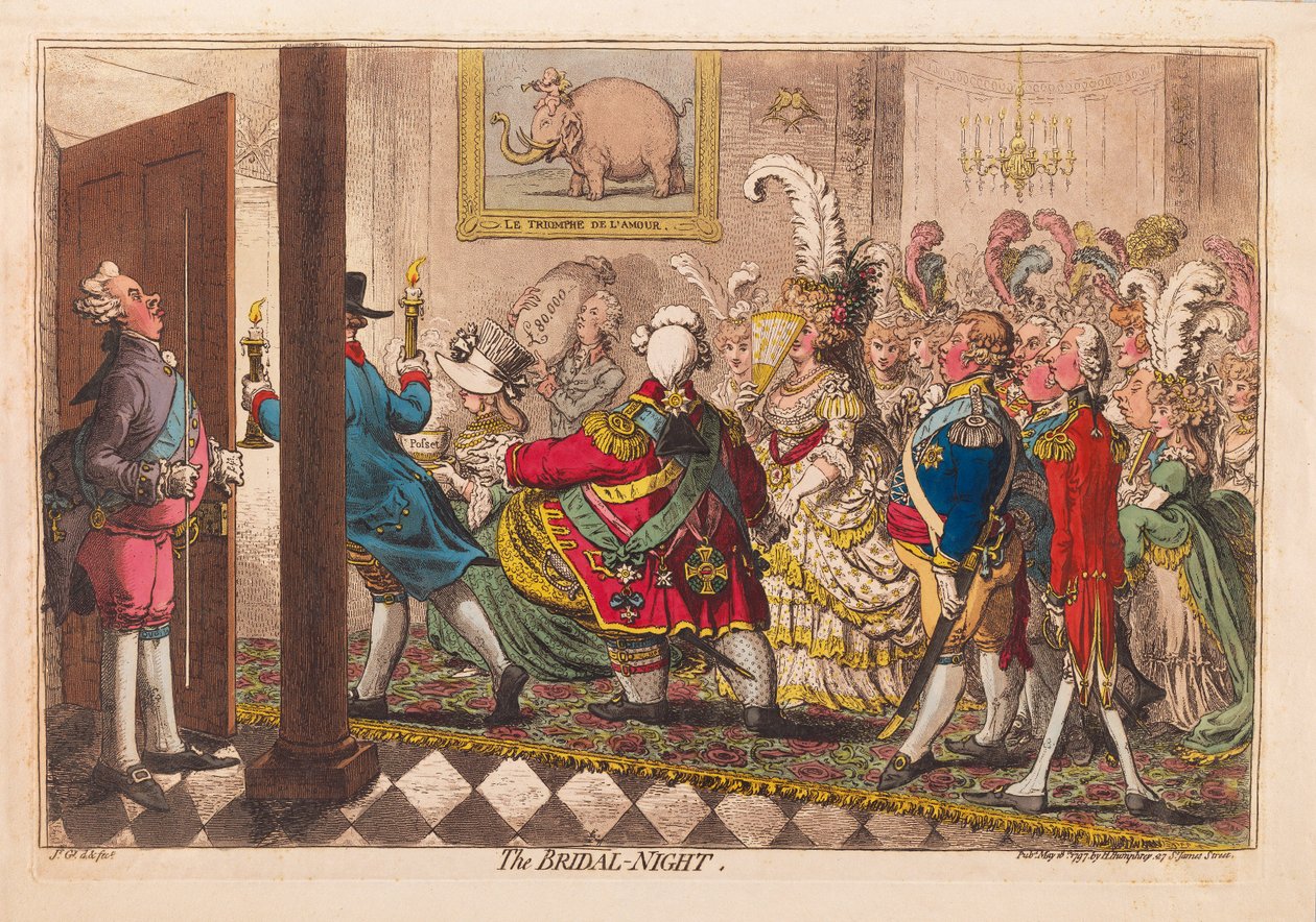 La nuit de noces, pub. 1797 - James Gillray