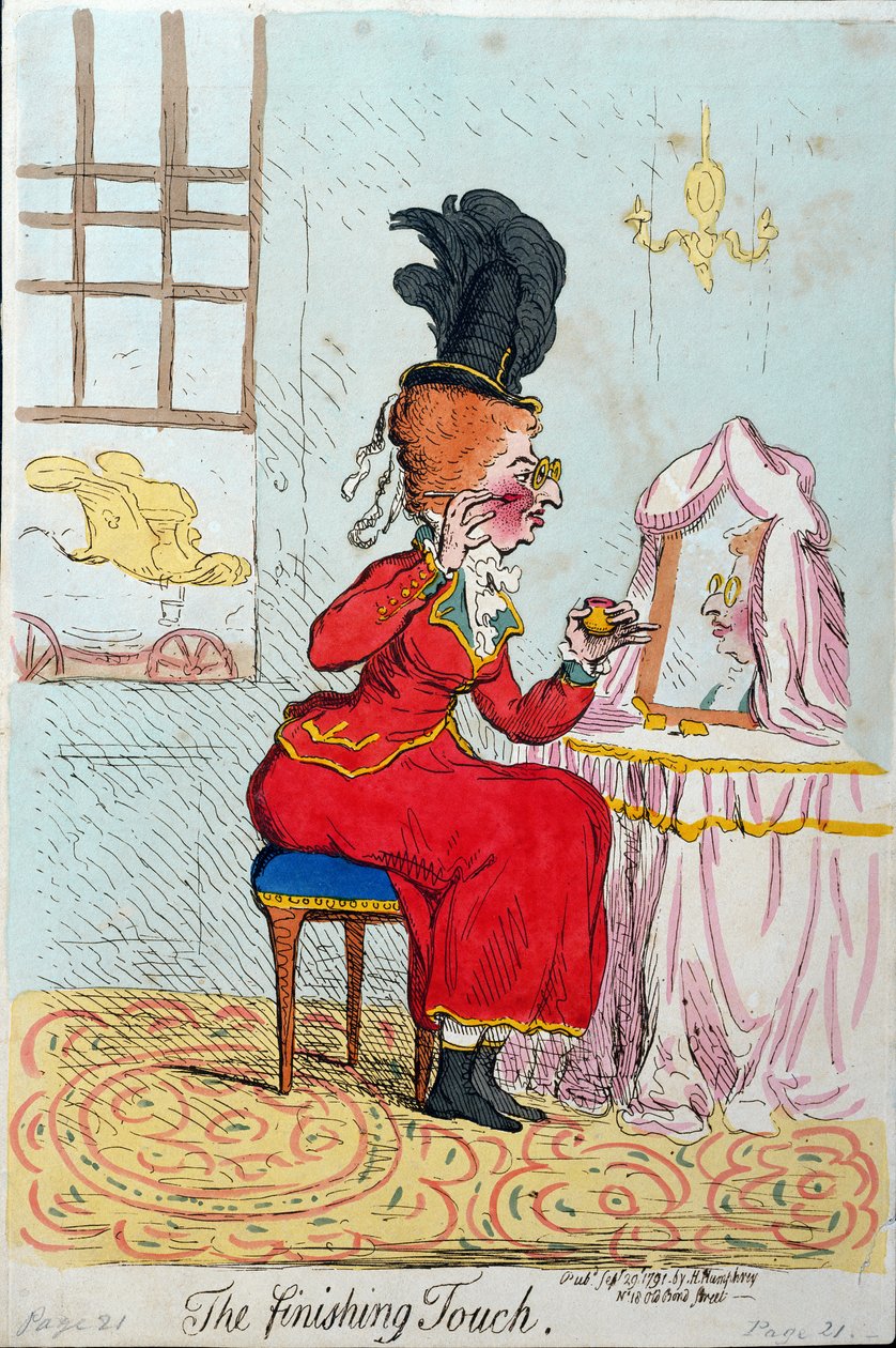 La Touche Finale, publiée par Hannah Humphrey en 1791 - James Gillray
