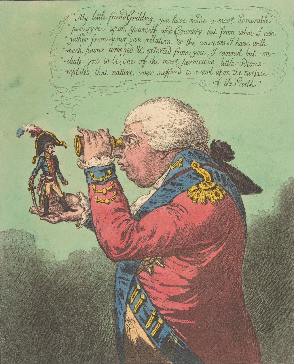 Le Roi de Brobdingnag et Gulliver.-Vide. Swift