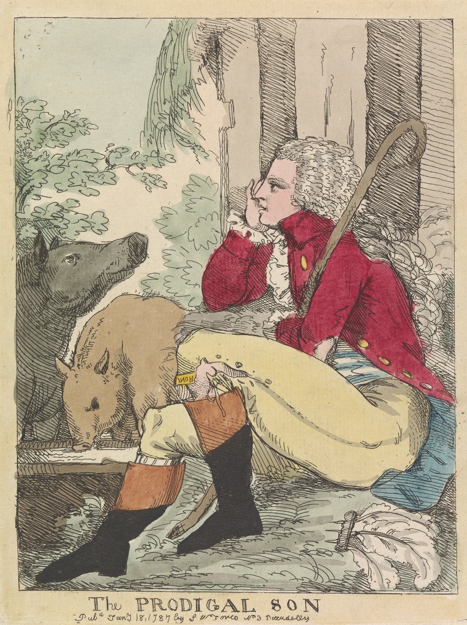 Le Fils prodigue - James Gillray