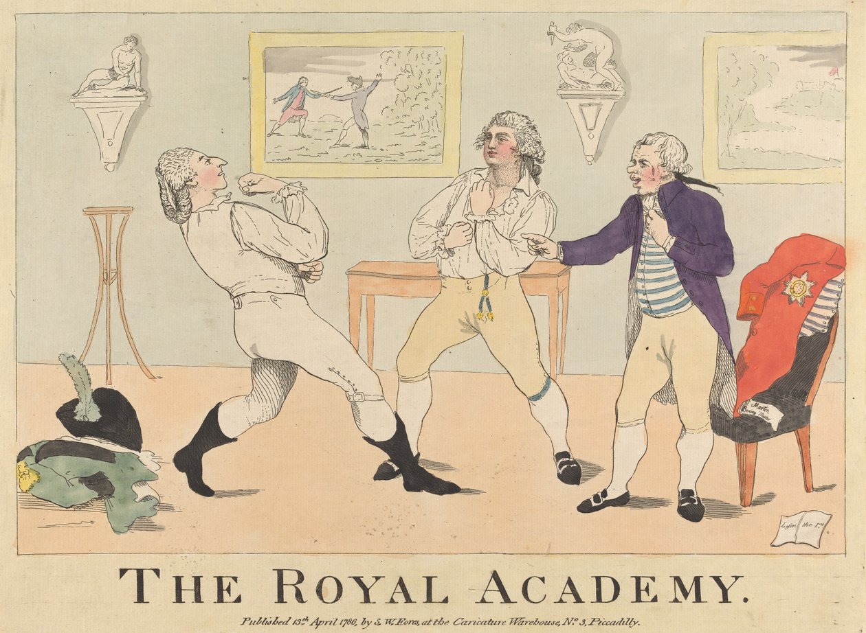 La Royal Academy - James Gillray