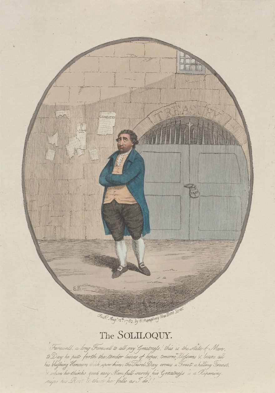 Le monologue - James Gillray