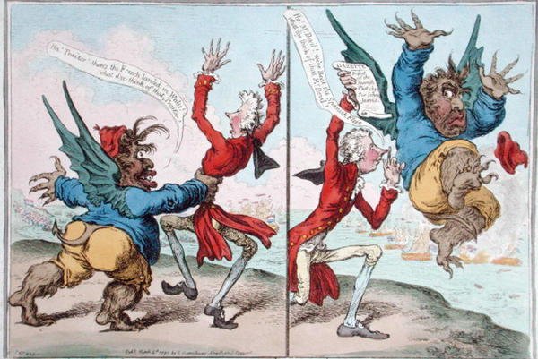 Les tables tournées - James Gillray