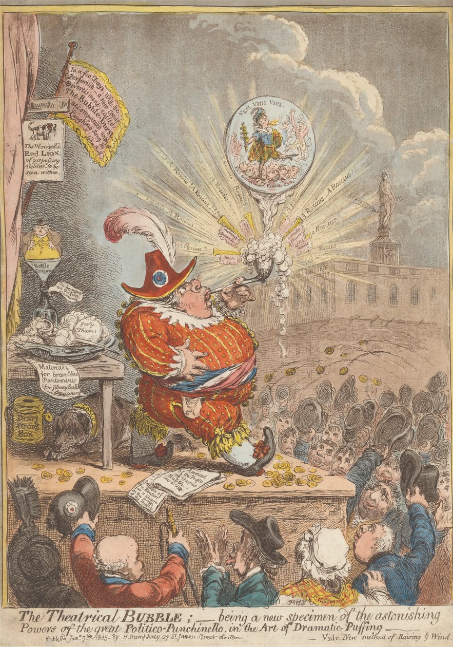 La bulle théâtrale : un nouvel exemple des pouvoirs étonnants du grand Politico-Punchinello, dans l