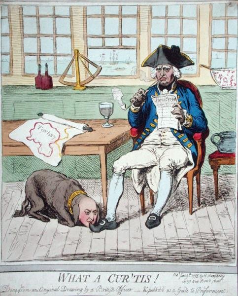 Quel Curtis ! - James Gillray
