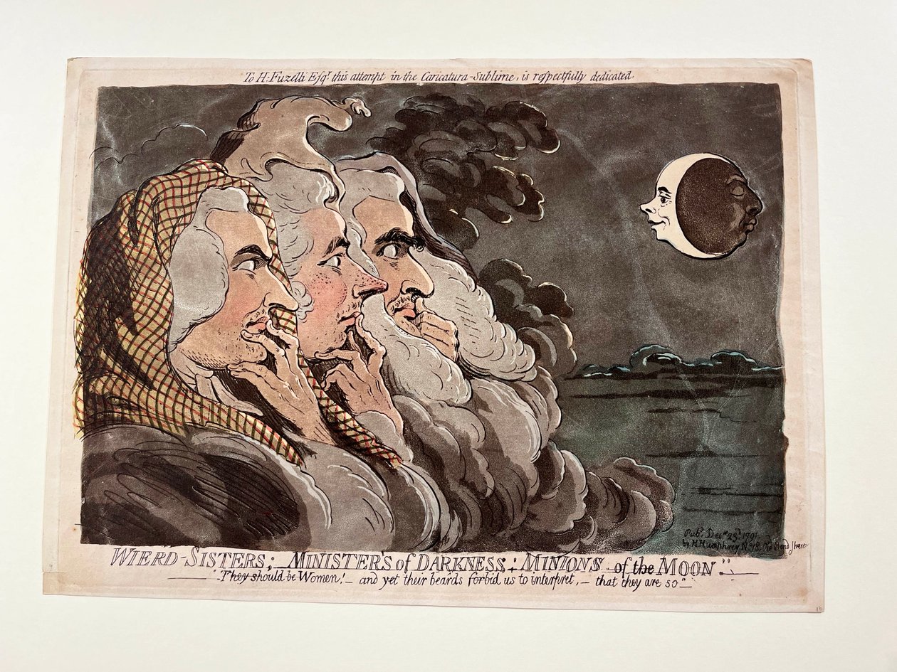 Les Sœurs étranges ; Les Ministres des ténèbres ; Les serviteurs de la Lune - James Gillray