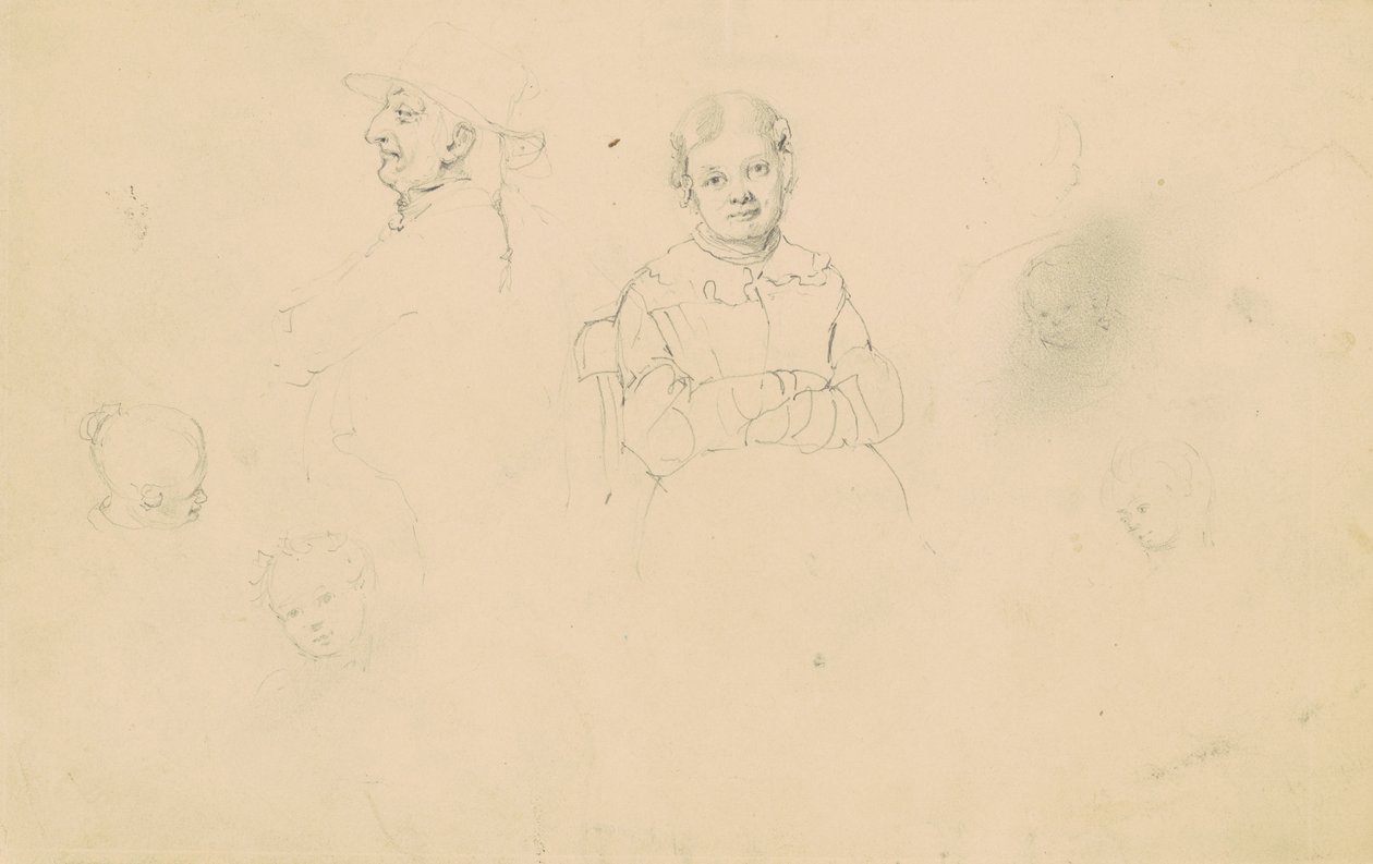 Études de figures, vers 1836-43 - James Goodwin Clonney
