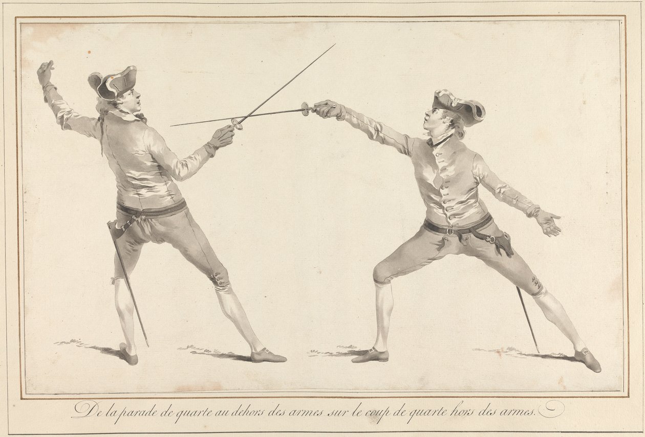 De la Parade de Quarte au Dehors des Armes sur le Coup de Quarte hors des Armes - James Gwin