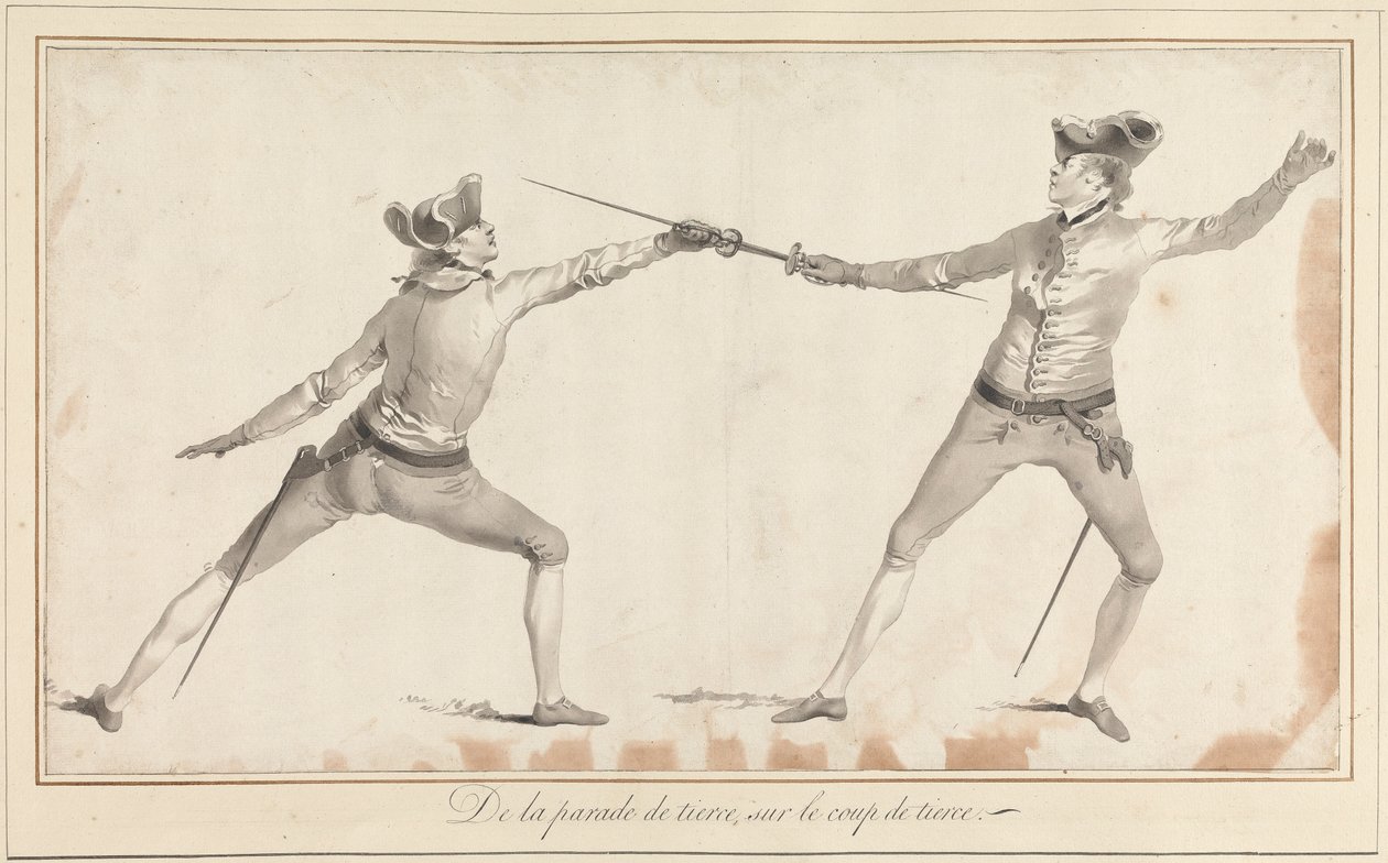 De la parade de tierce, sur le coup de tierce - James Gwin
