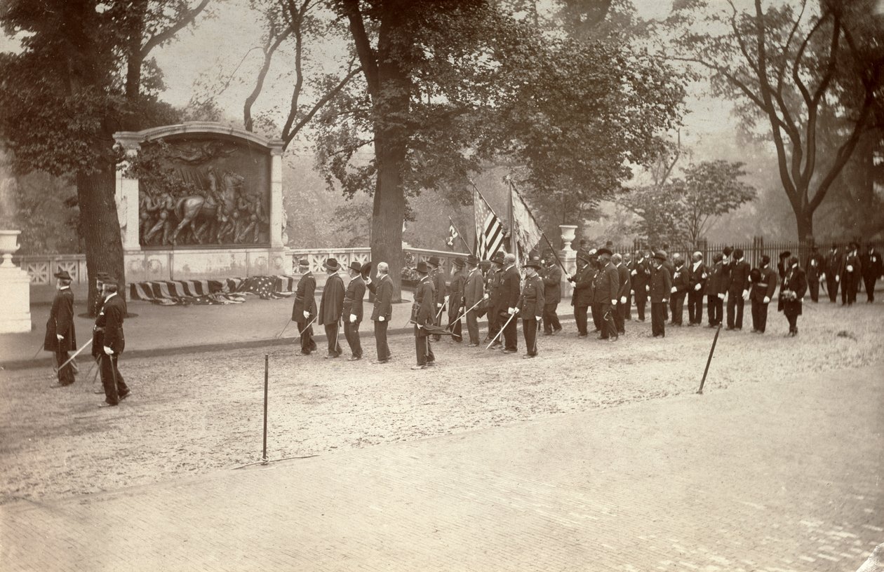Dédicace du mémorial à Robert Gould Shaw et au cinquante-quatrième régiment du Massachusetts, Boston, 31 mai - James H. and Miller William J. Smith