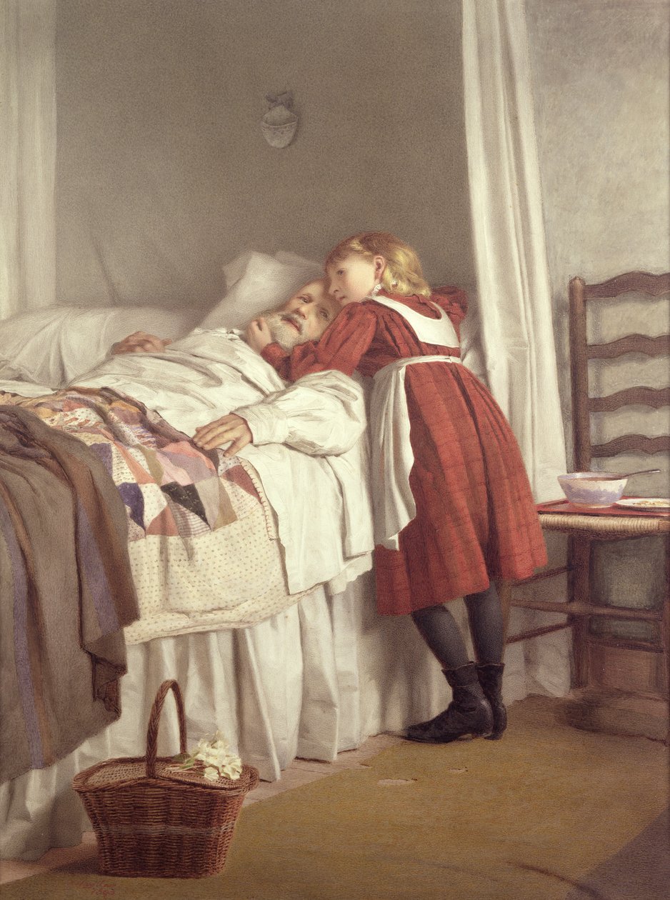 La petite infirmière de grand-père - James Hayllar