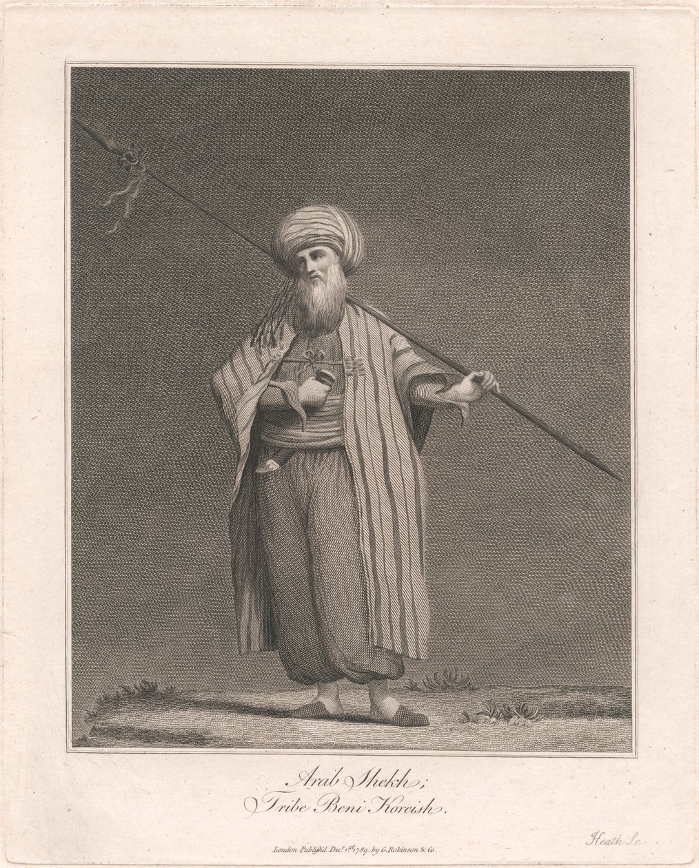 Cheikh Arabe, Tribu Beni Koreish - James Heath