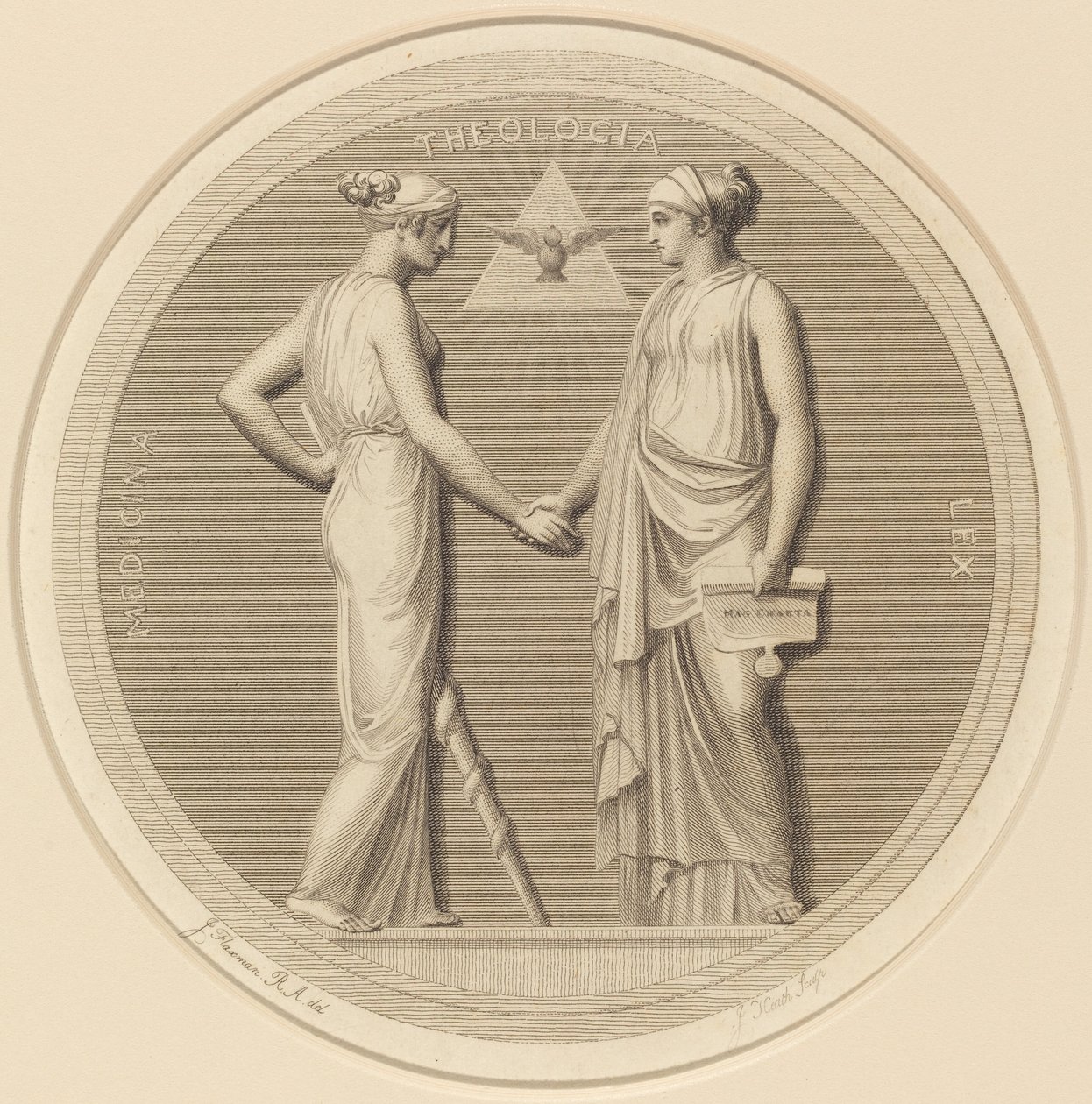 Médecine - Théologie - Droit - James Heath after John Flaxman