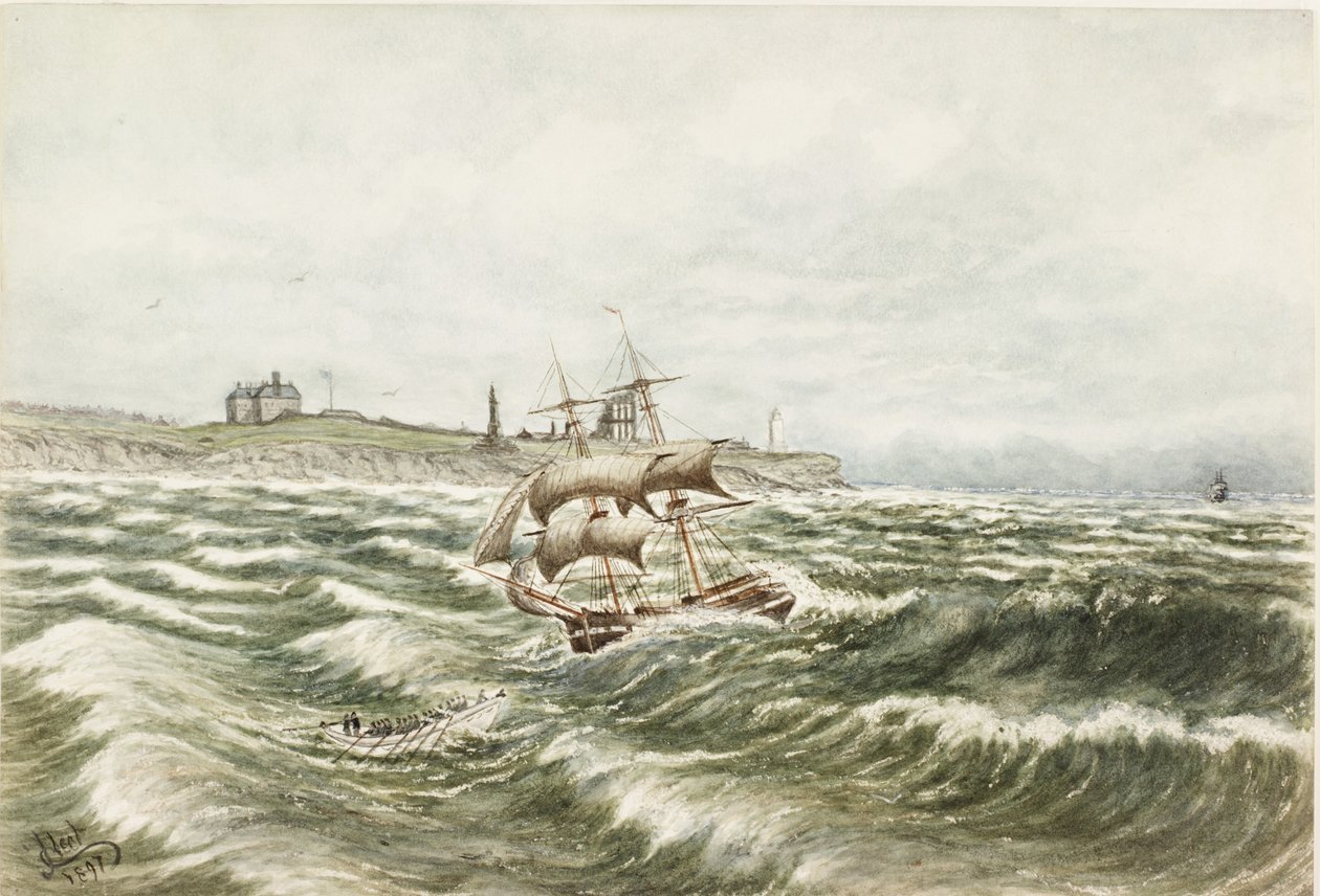 Sauvetage au large de Tynemouth - James Henry Cleet