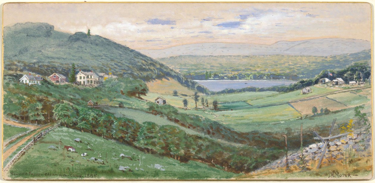 Ferme Scoville, Cream Hill, Connecticut - James Henry Moser