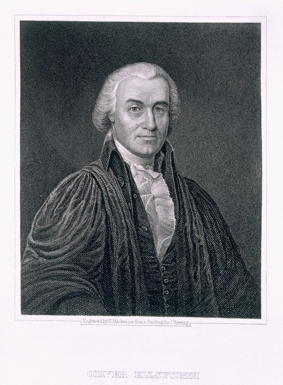 Oliver Ellsworth, gravé par E. Mackenzie - James Herring