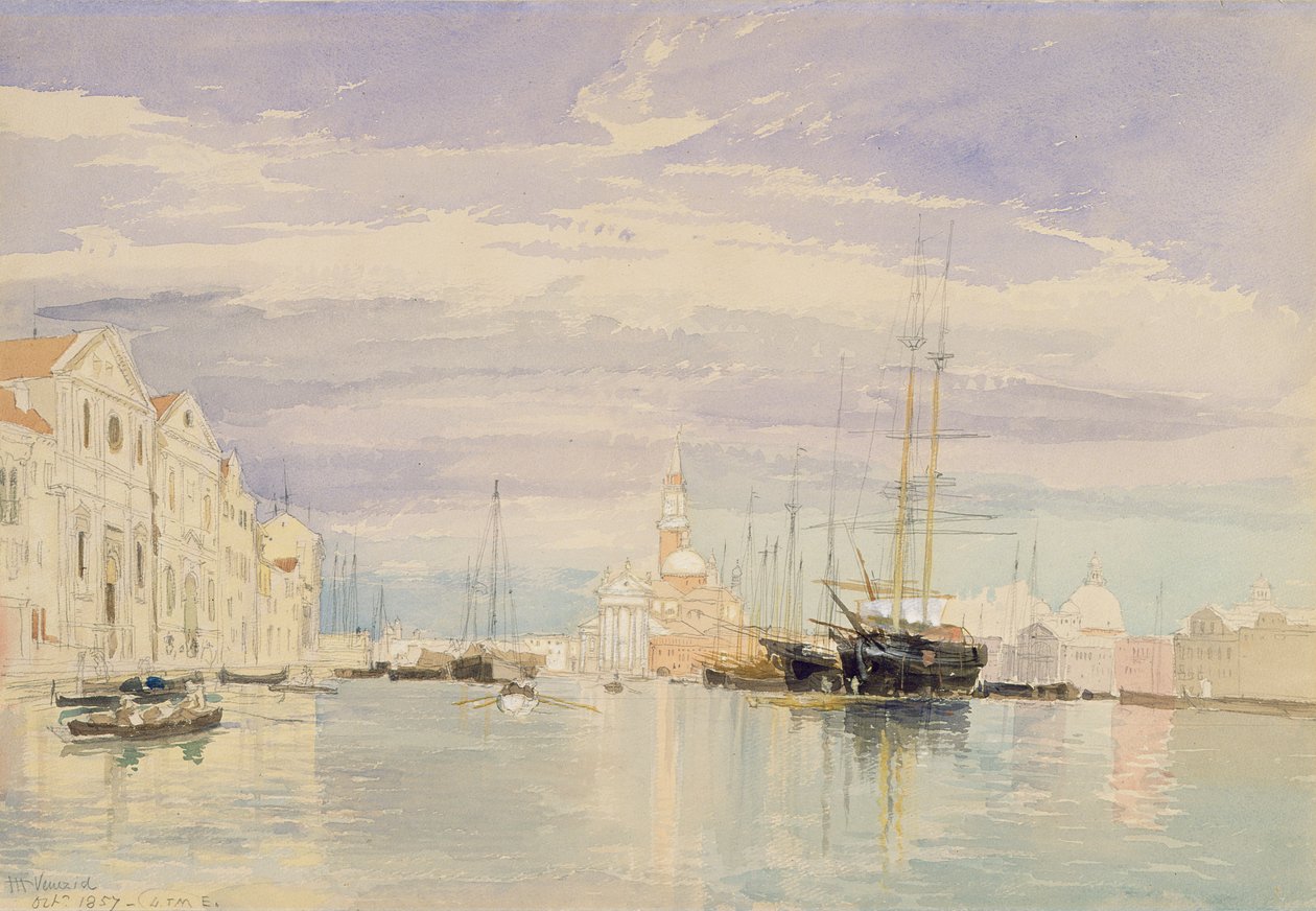 La Giudecca avec S. Giorgio Maggiore, Venise - James Holland