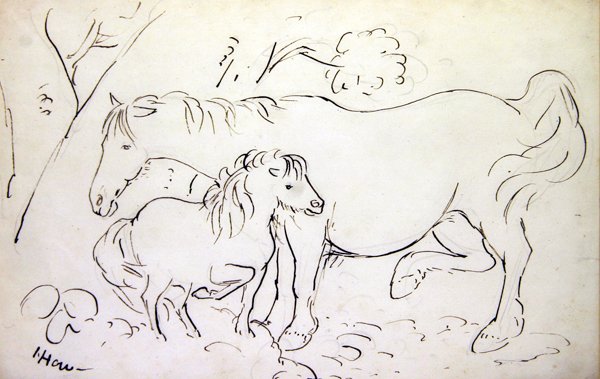 Jument et son poulain - James Howe