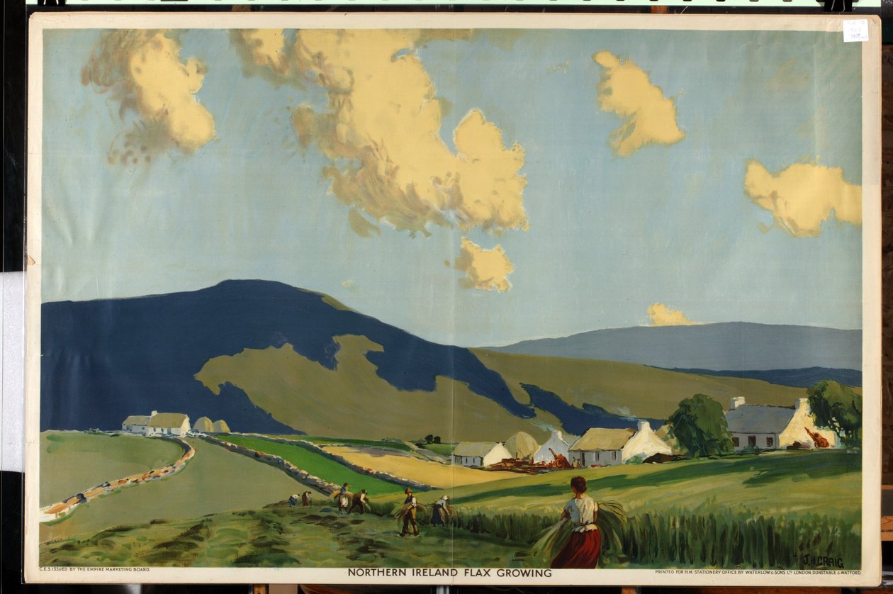 Irlande du Nord - Culture du lin, de la série 
