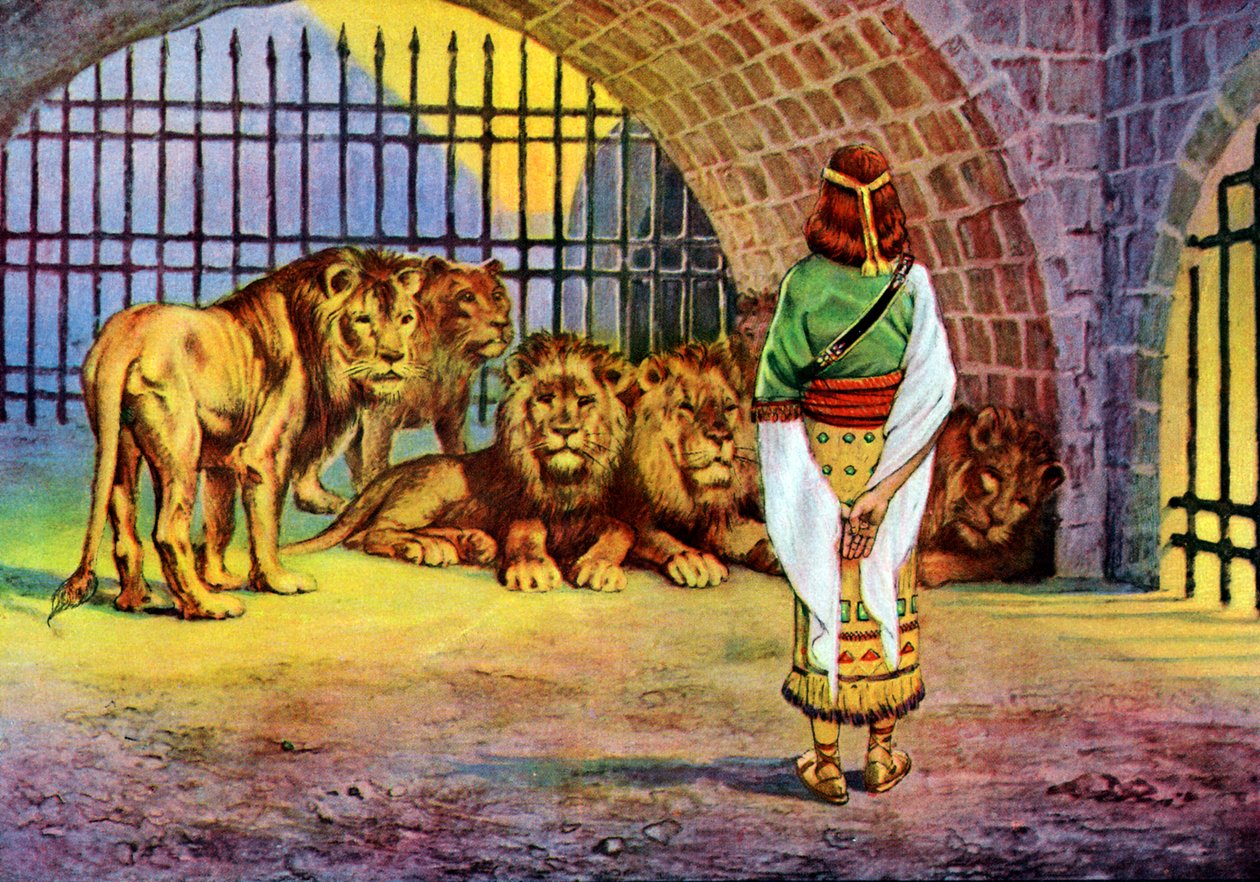 Daniel dans la fosse aux lions - Bible - James Jacques Joseph (after) Tissot