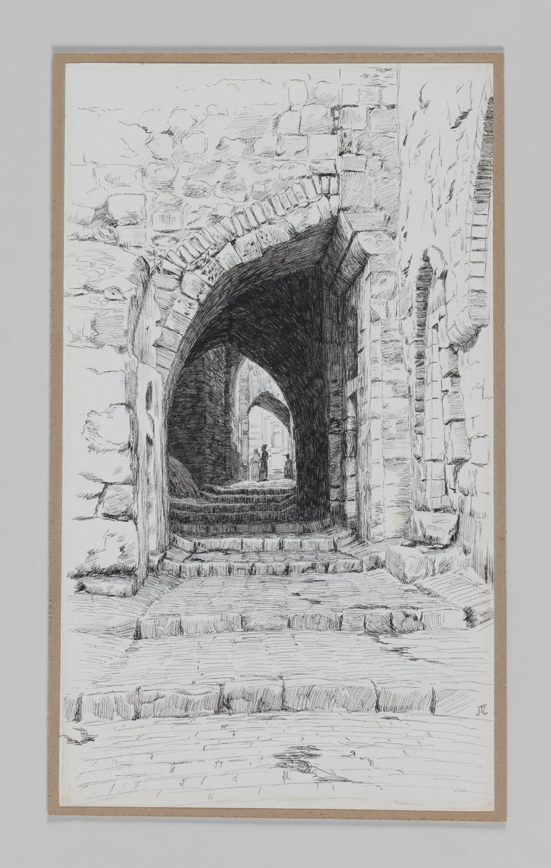 Une rue à Jérusalem, illustration de La Vie de Notre Seigneur Jésus-Christ - James Jacques Joseph Tissot