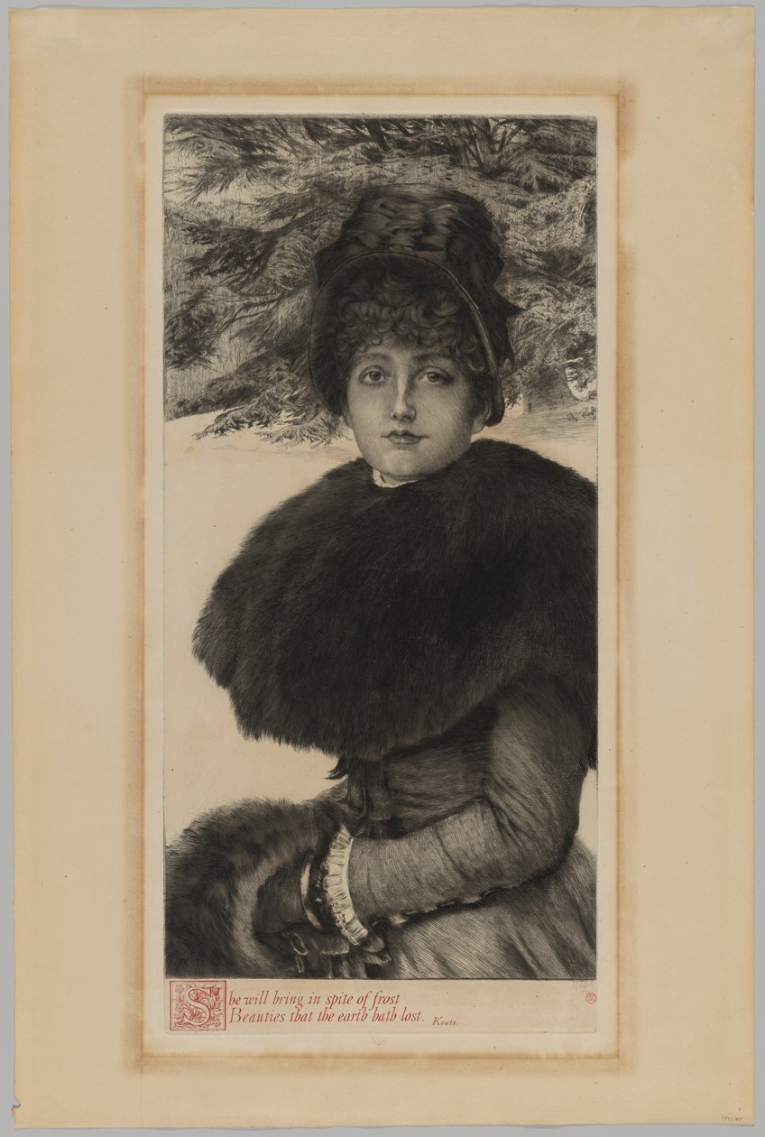 Une promenade hivernale - James Jacques Joseph Tissot