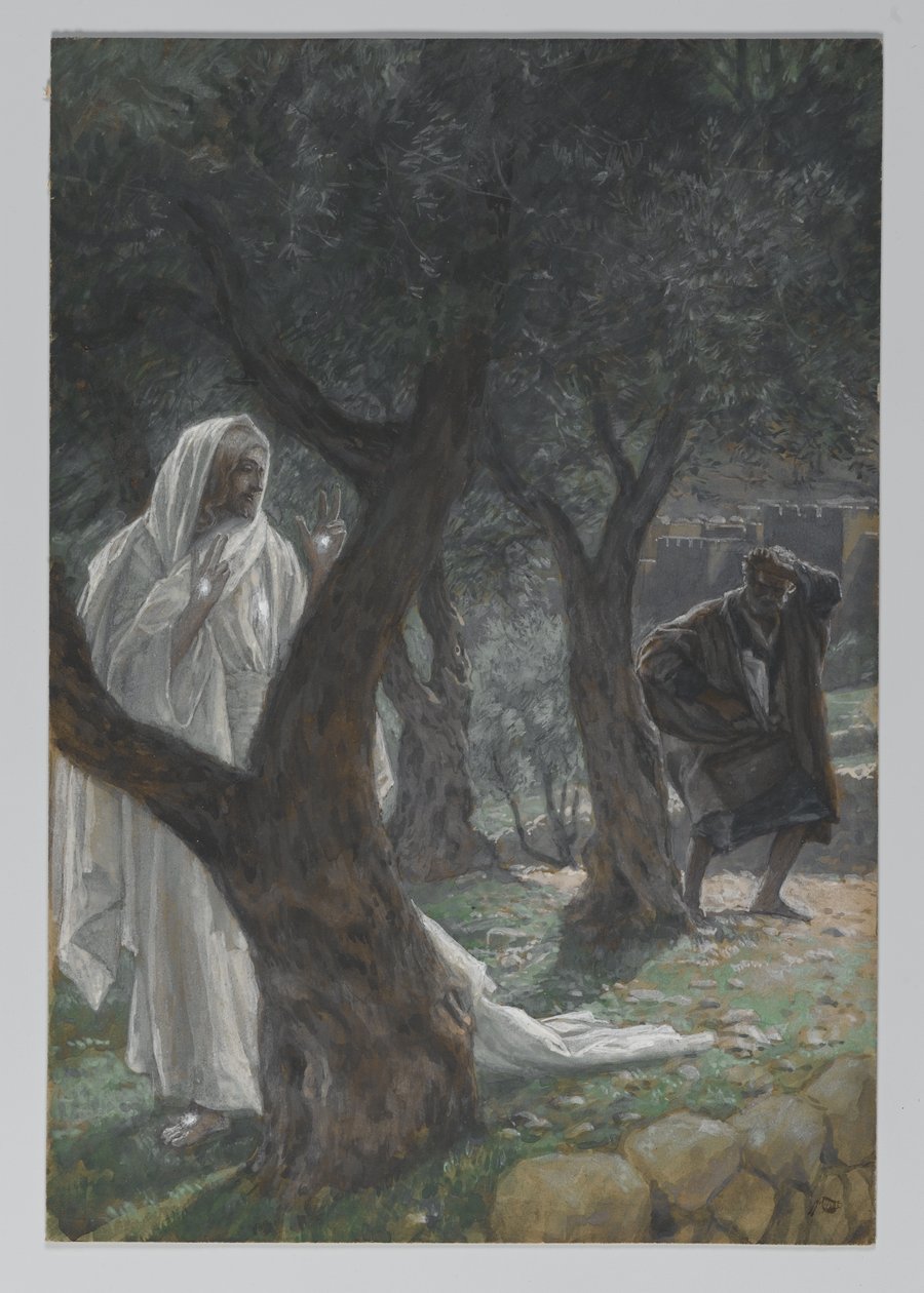 Apparition de Notre Seigneur à Saint Pierre, illustration de La Vie de Notre Seigneur Jésus-Christ, 1886-94 - James Jacques Joseph Tissot