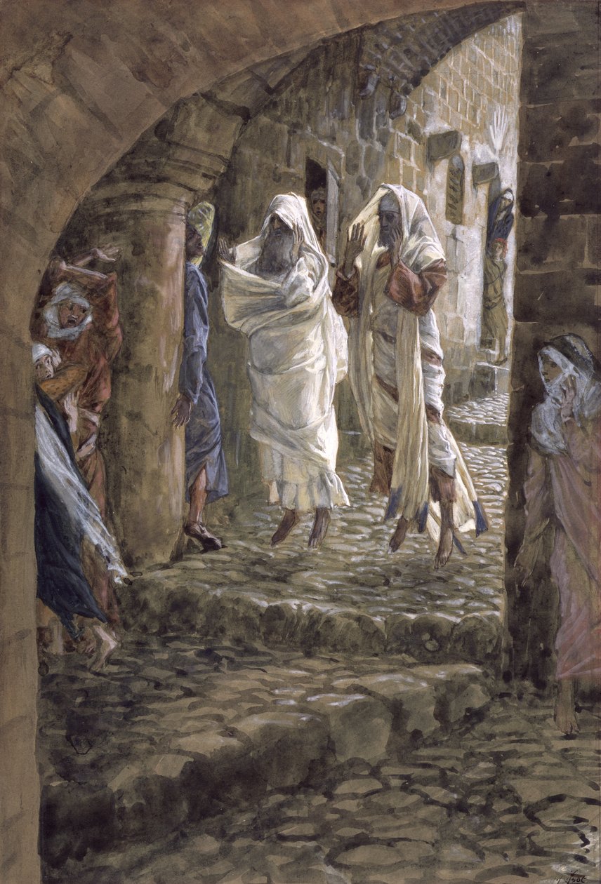 Apparitions des Morts dans les Rues de Jérusalem, illustration pour La Vie du Christ, vers 1886-94 - James Jacques Joseph Tissot