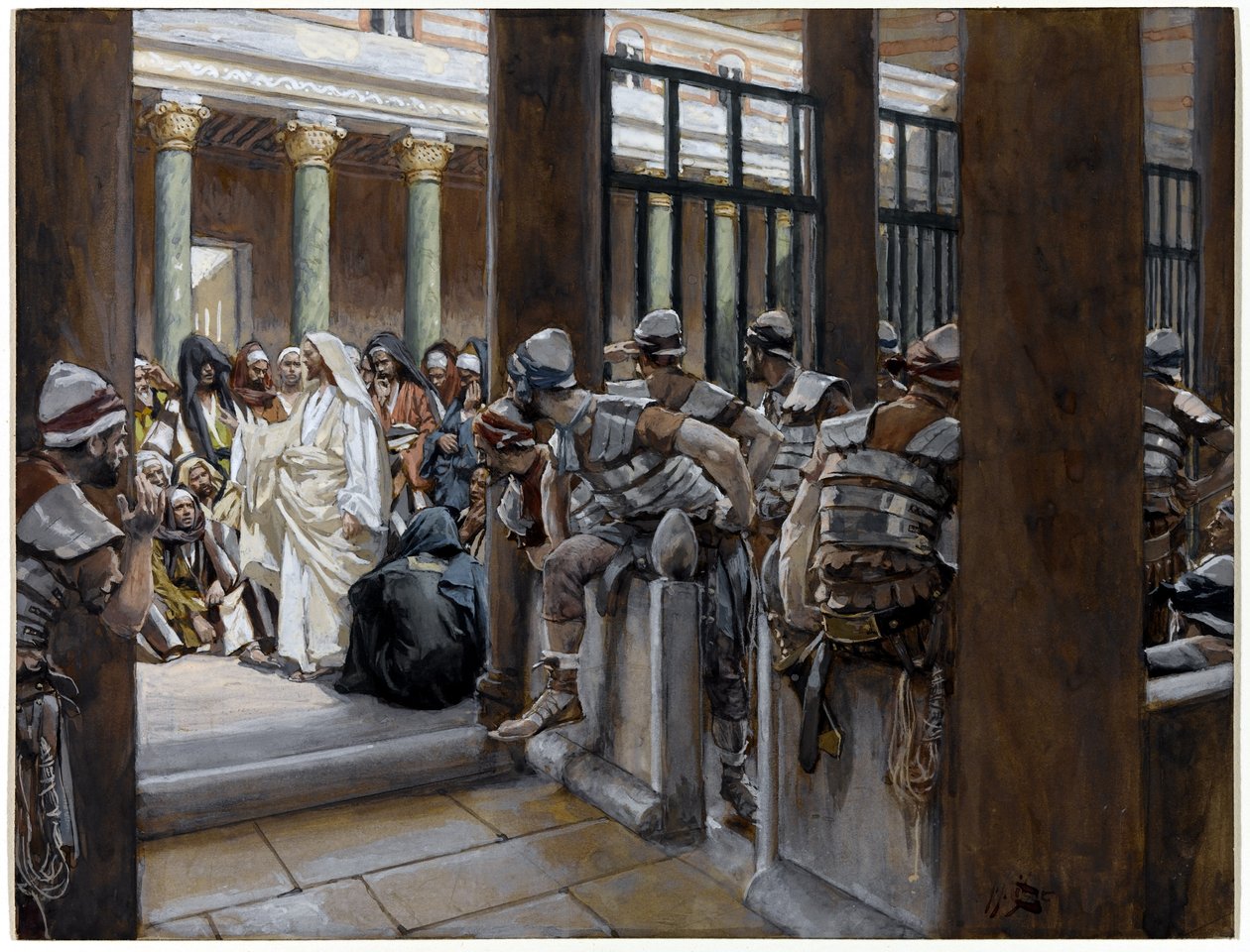 Mais personne ne mit la main sur lui, illustration pour La vie du Christ - James Jacques Joseph Tissot