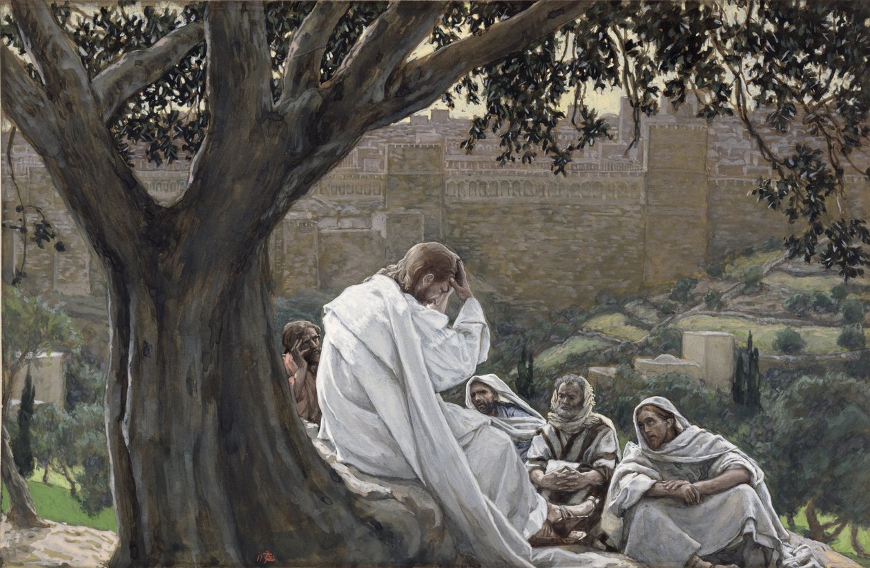 Le Christ prédisant la destruction du temple, illustration pour La Vie du Christ - James Jacques Joseph Tissot