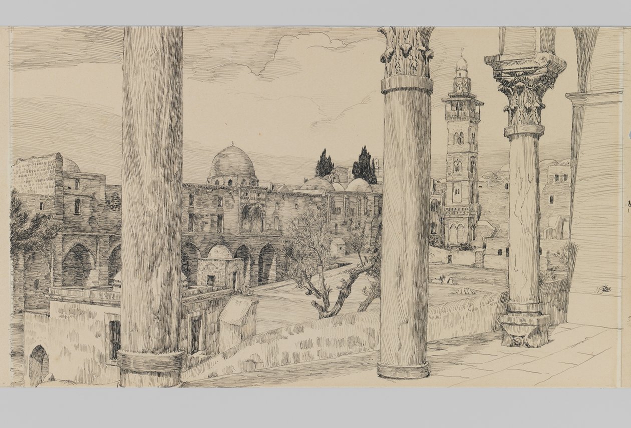 Esplanade du Haram (illustration de La Vie de Notre Seigneur Jésus-Christ) - James Jacques Joseph Tissot