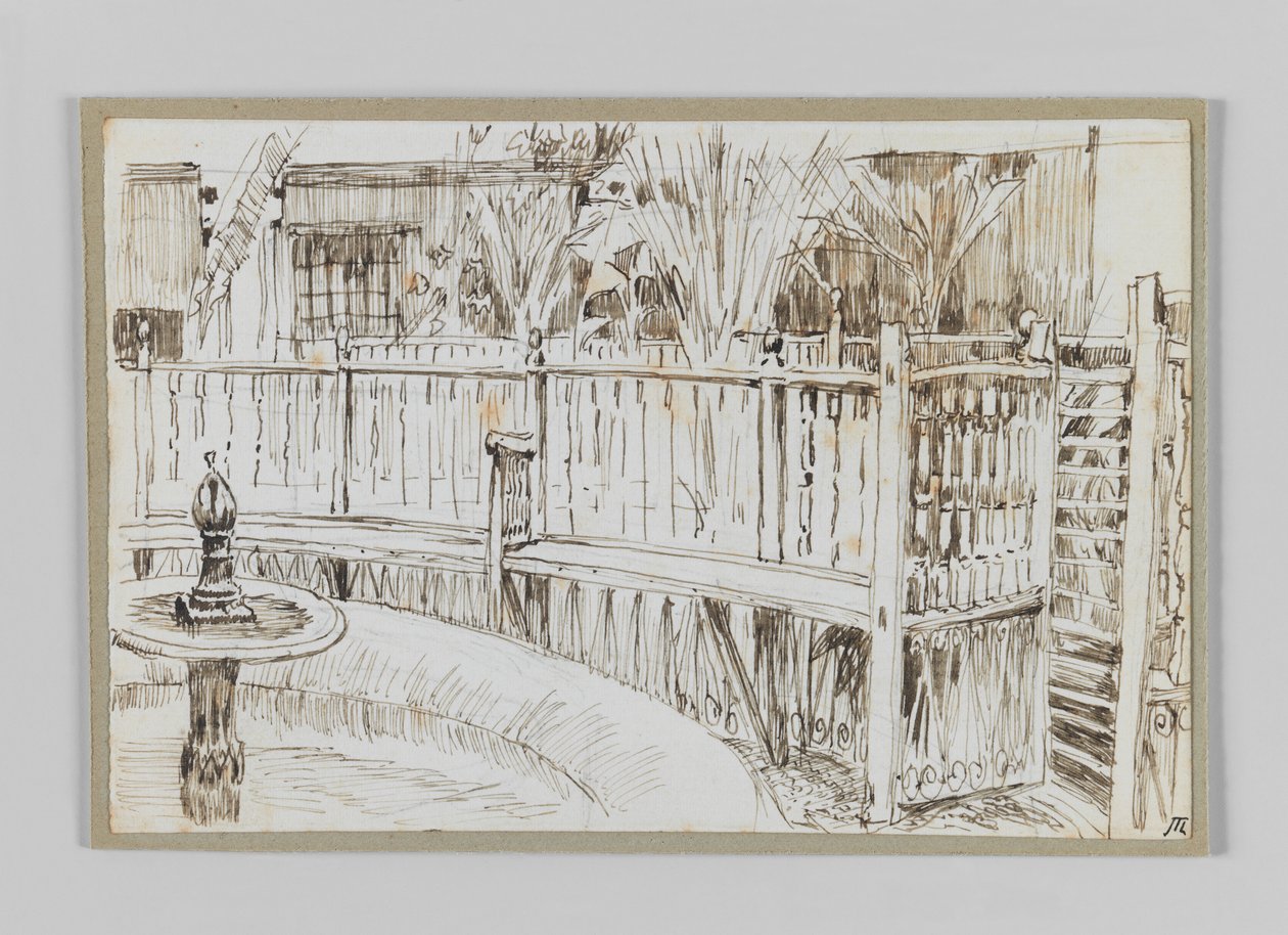 Jardin des derviches dansants au Caire, illustration de La Vie de Notre Seigneur Jésus-Christ - James Jacques Joseph Tissot